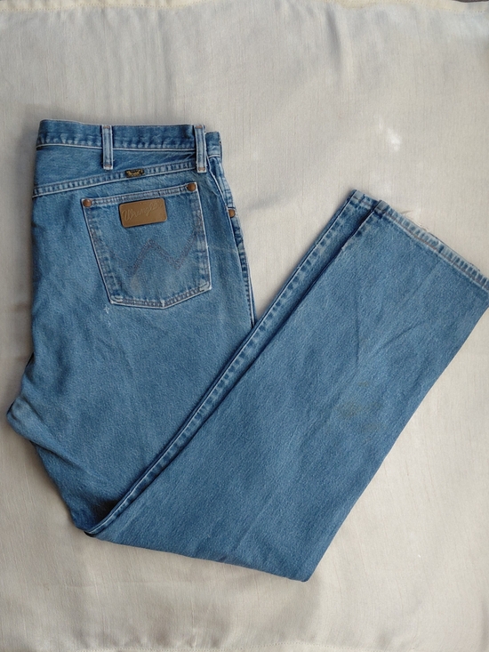 Wrangler Other - Vintage Wrangler Cowboy Cut Jeans 1970s USA Made Vertical Fly Tag Boot Zipper